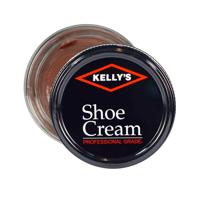 KELLYS Kelly's Tan Shoe Polish 1.5 oz - Professional Leather Shoe Cream - Image 2
